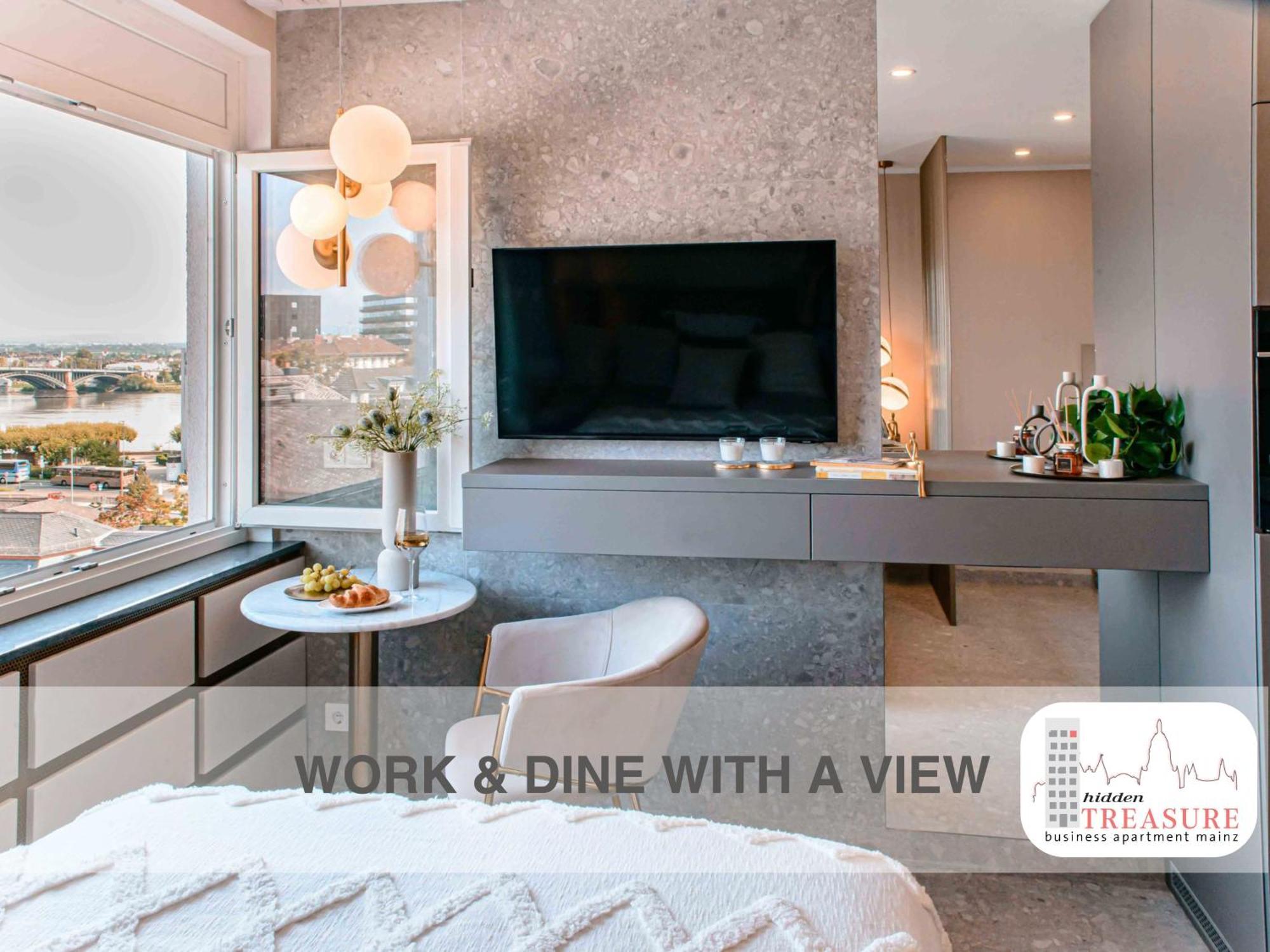 Hidden Treasure Business Apartment Mainz - Fantastic Rhine View In Center Of Mainz Old Town Exterior photo